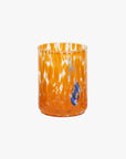 orange Murano shot glass