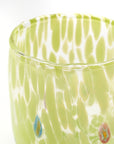 Murano glass tumbler Casa Celva Green pistachio