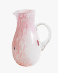 Pink and White Murano Jug
