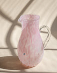 Pink and White Murano Jug