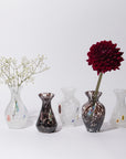White Bud Vases