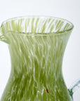 Olive Green Murano Jug
