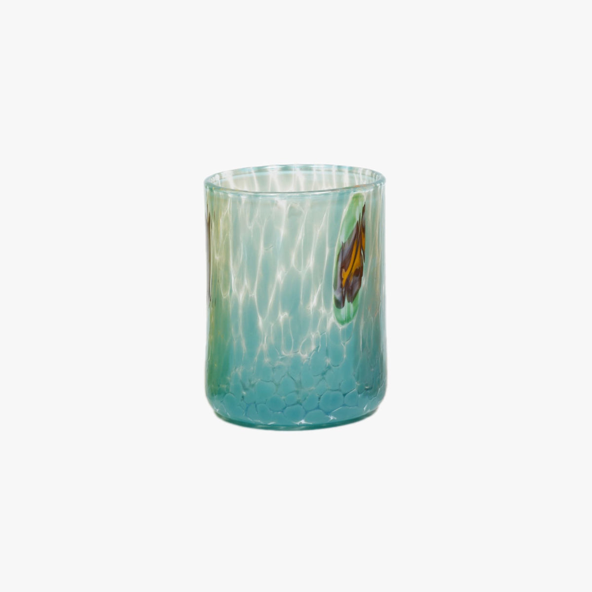 murano blue shot glass