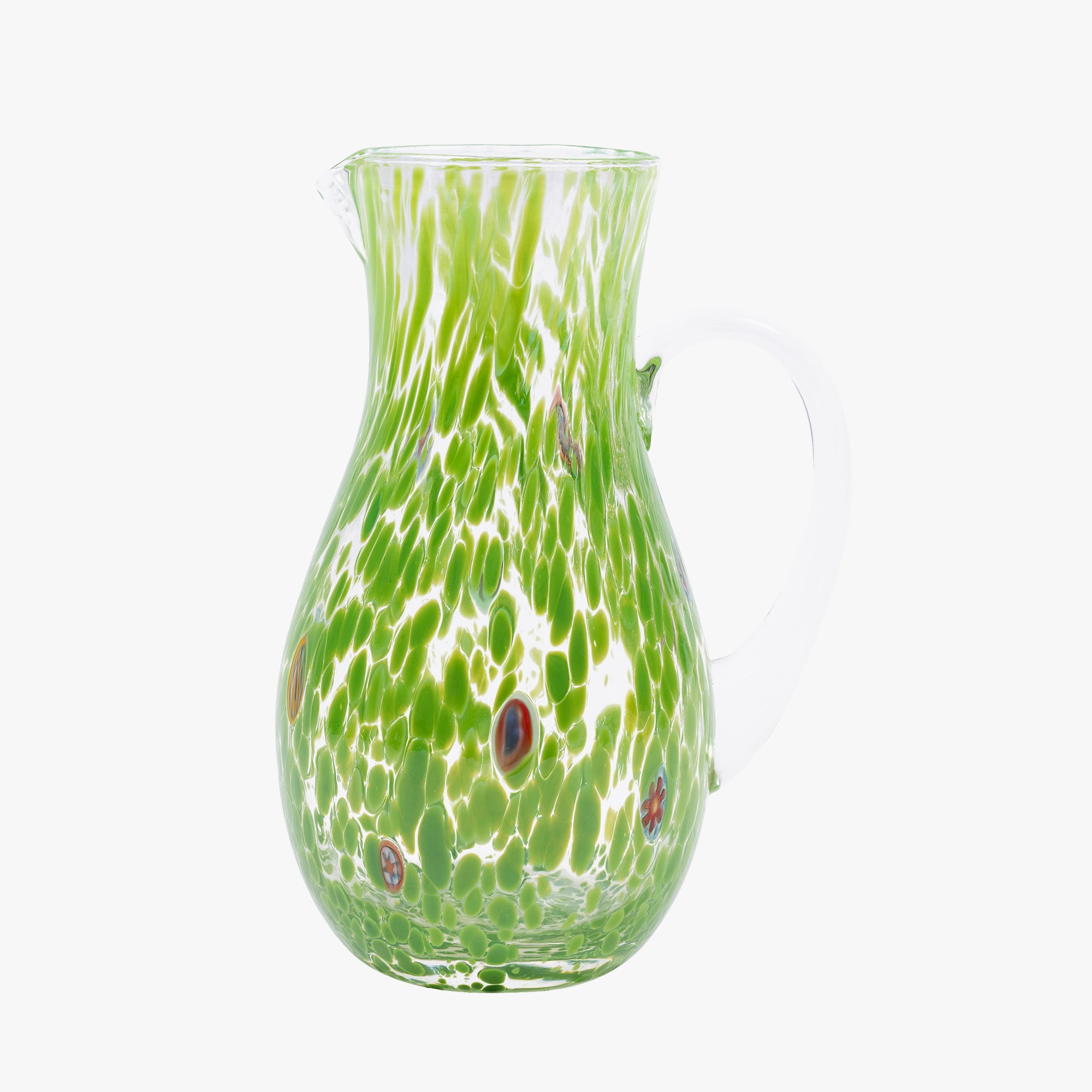 Green Murano Jug
