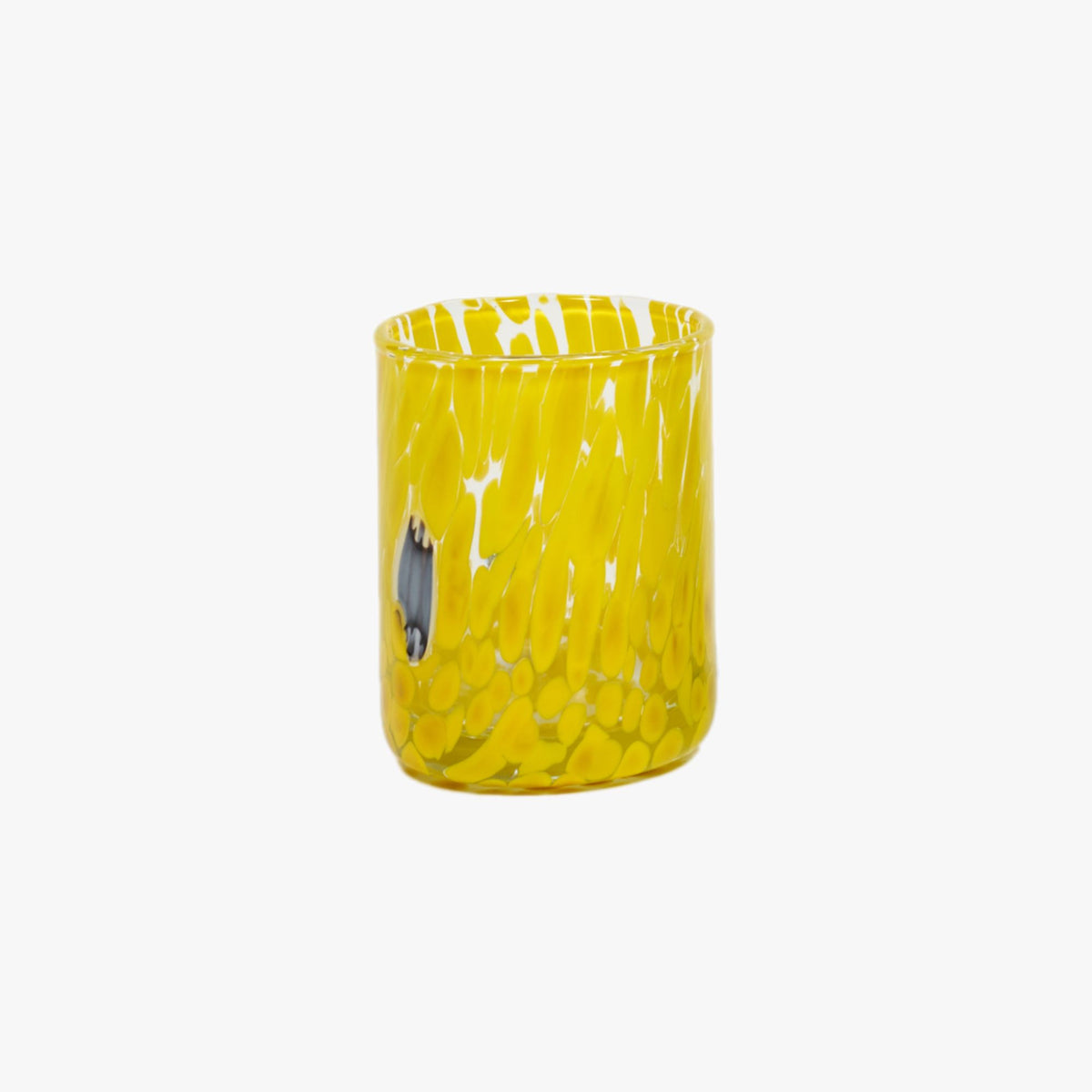 Murano yellow shot glass