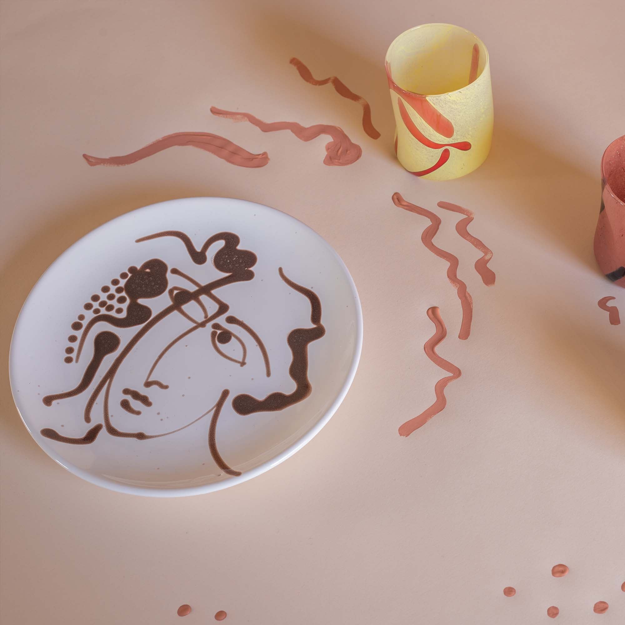Fasano Face Dinner Plate