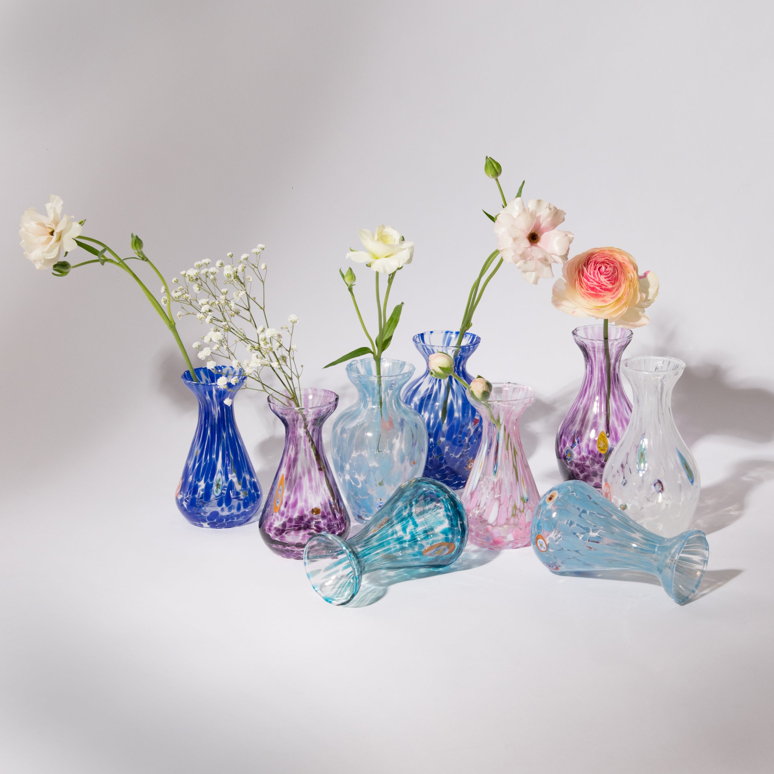 Blue Bud Vases