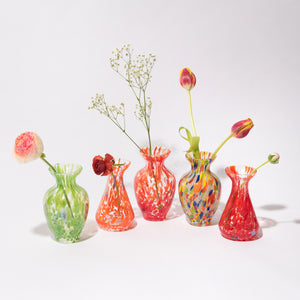Green Bud Vases