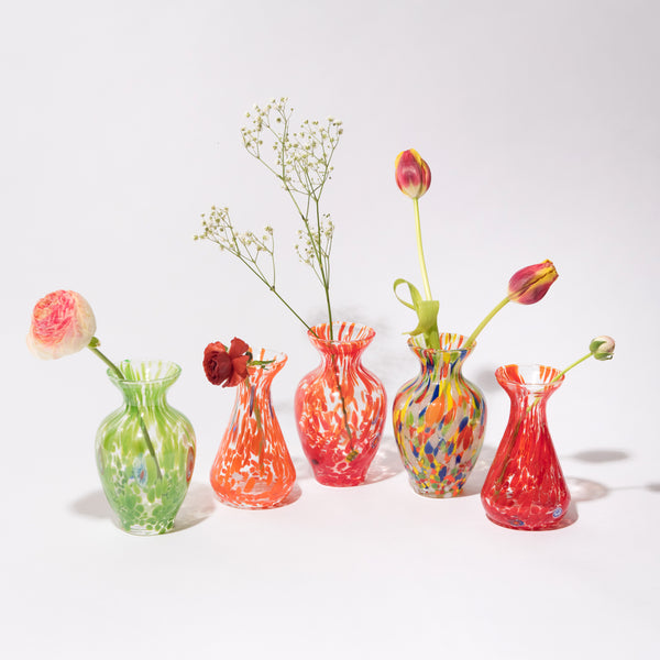 Green Bud Vases
