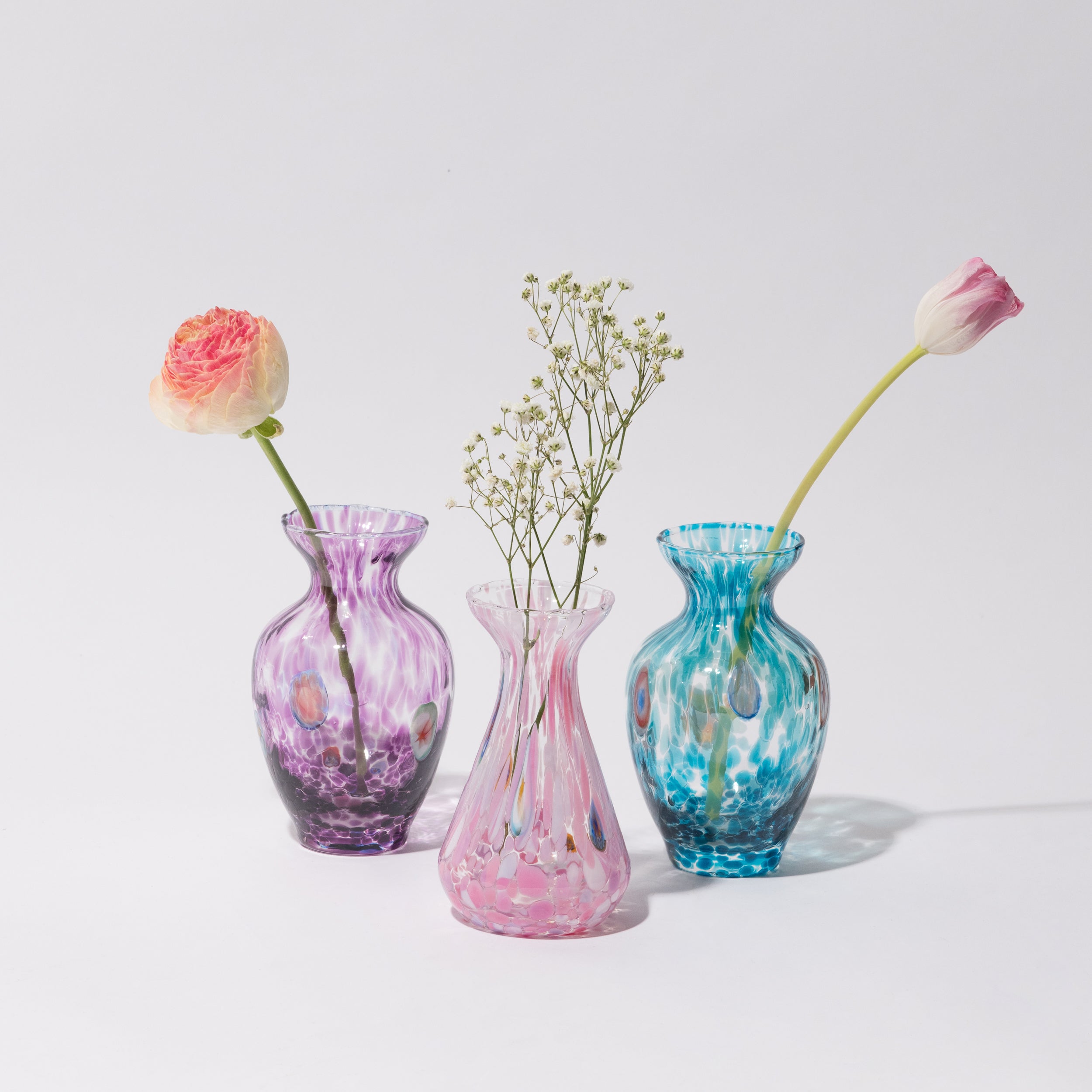 Aquamare Bud Vases