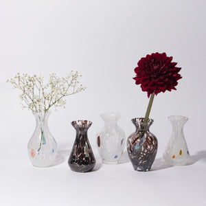 White Bud Vases