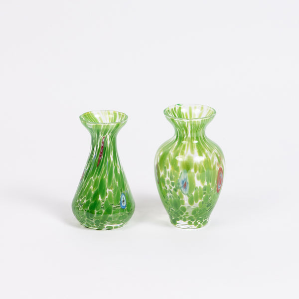 Green Bud Vases
