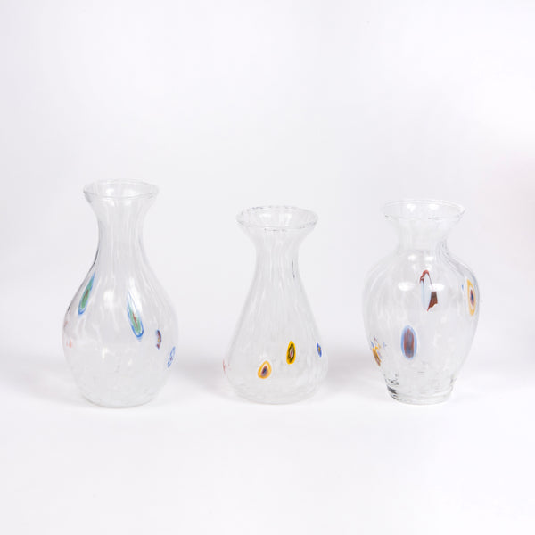 White Bud Vases