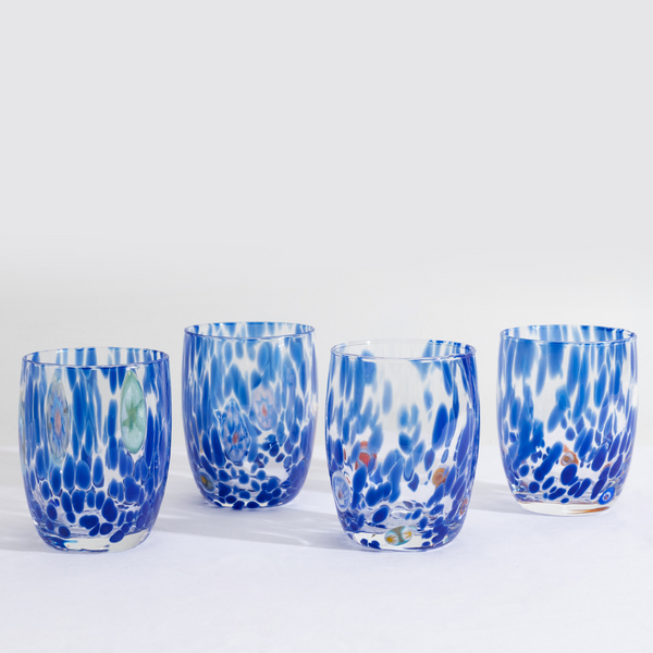 Set of Four Murano Tumblers